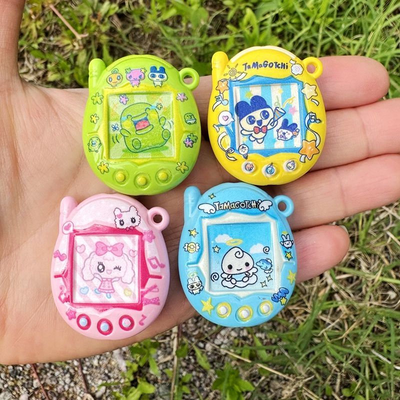 Jewelry Making With Beads - Tamagotchi doppelseitig bedruckte Perlen, DIY-Materialien, gebackene