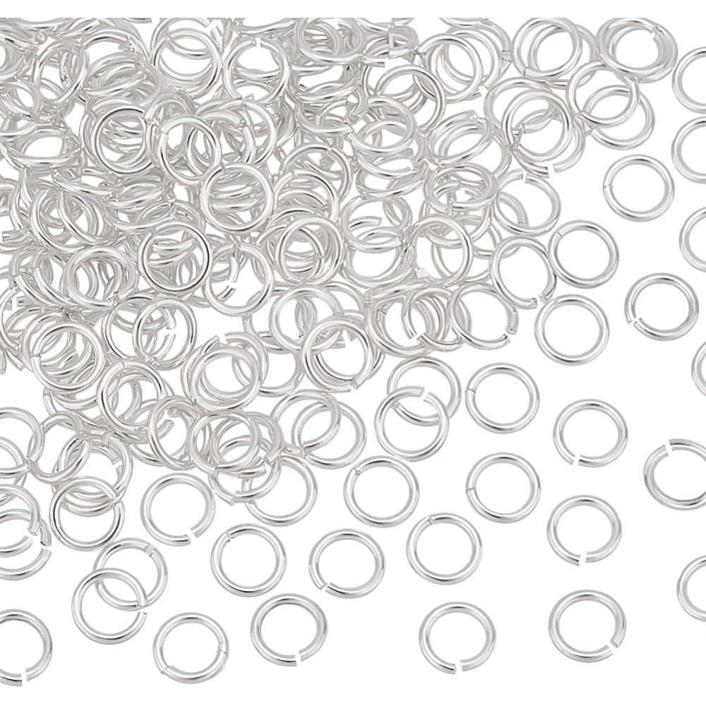 Jewelry Making Jump Rings - 200 Stück 925 Sterling Silber vergoldet