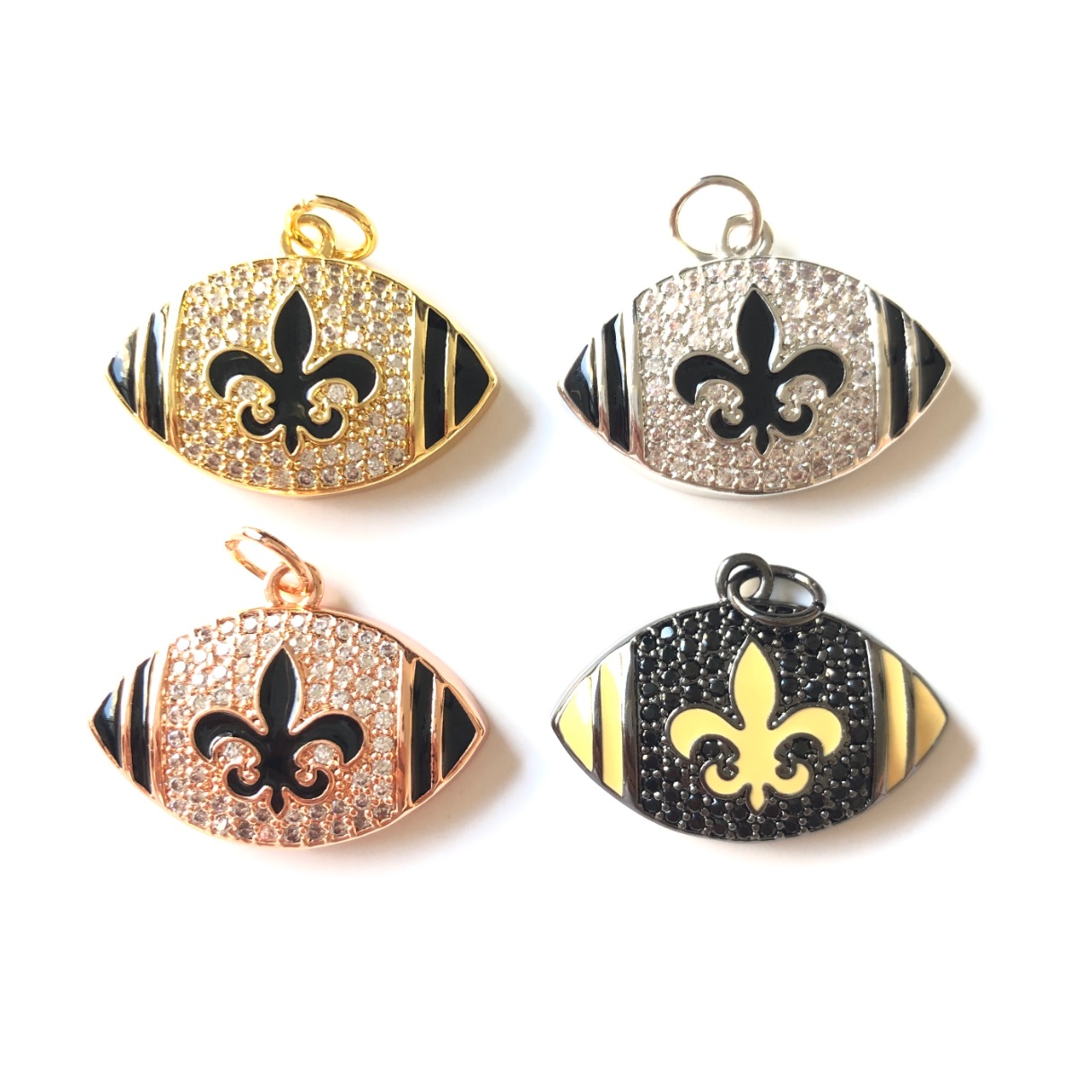 5 Stück Fleur De Lis New Orlea – Jewelry Making New Orleans Bewertung und Preis