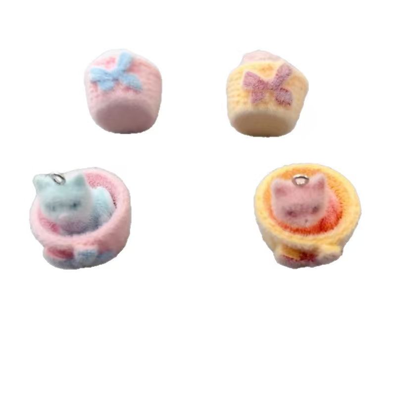4 Stück 3D-Plüsch-Katzenanhäng – Jewelry Making For Birthday Party Bewertung und Preis