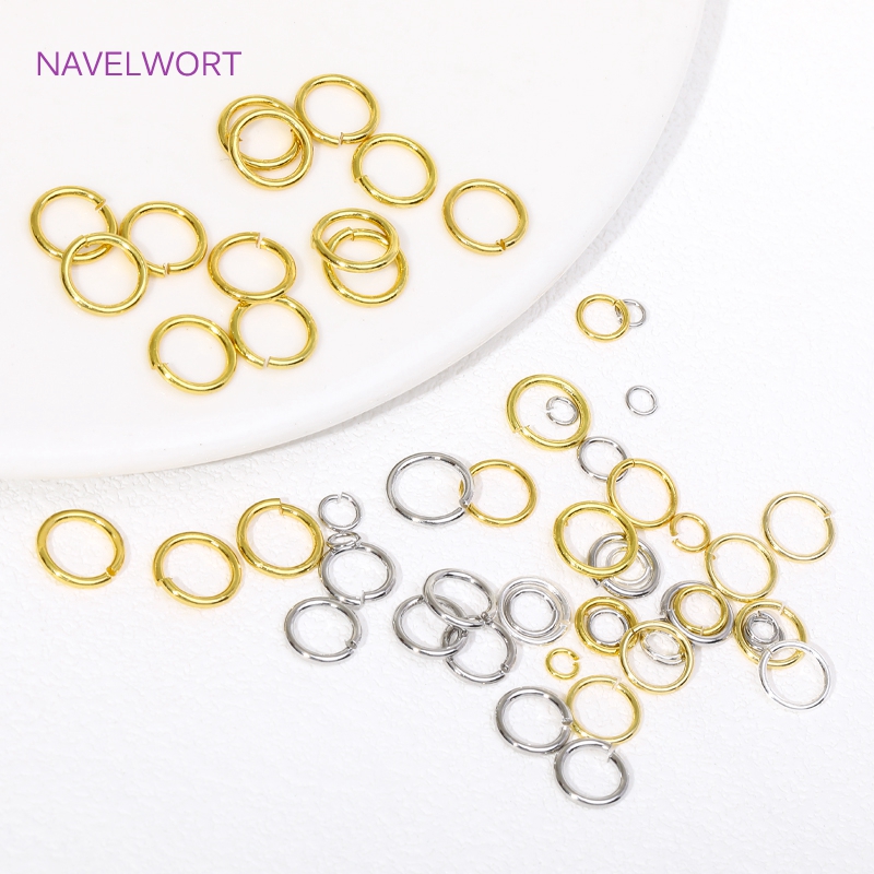 14K/18K vergoldeter Spaltring  – Jewelry Making Jump Rings Bewertung und Preis
