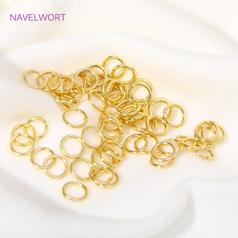 14K/18K vergoldeter Spaltring  – Jewelry Making Jump Rings Bewertung und Preis