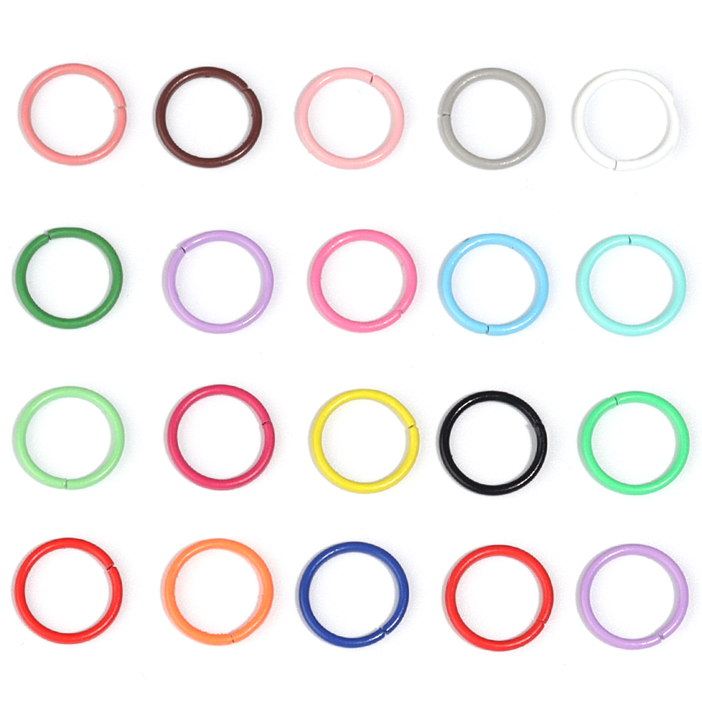 50 Stück 8/10 mm Eisen-Spaltri – Jewelry Making Jump Rings Bewertung und Preis