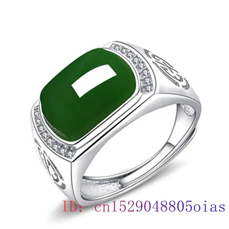 Grüner Jade-Ring, Geschenke, m – Jewelry Making Rings Bewertung und Preis