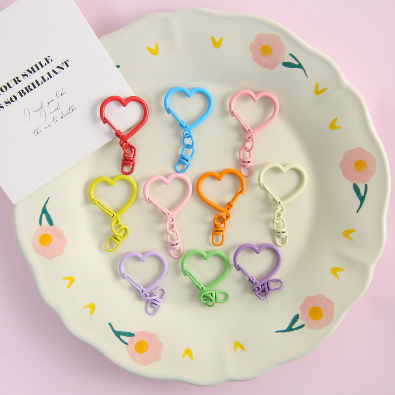 10 Stück bunte Herz-Karabinerv – Jewelry Making Jump Rings Bewertung und Preis