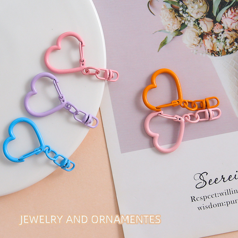 10 Stück bunte Herz-Karabinerv – Jewelry Making Jump Rings Bewertung und Preis