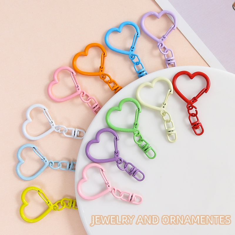 10 Stück bunte Herz-Karabinerv – Jewelry Making Jump Rings Bewertung und Preis