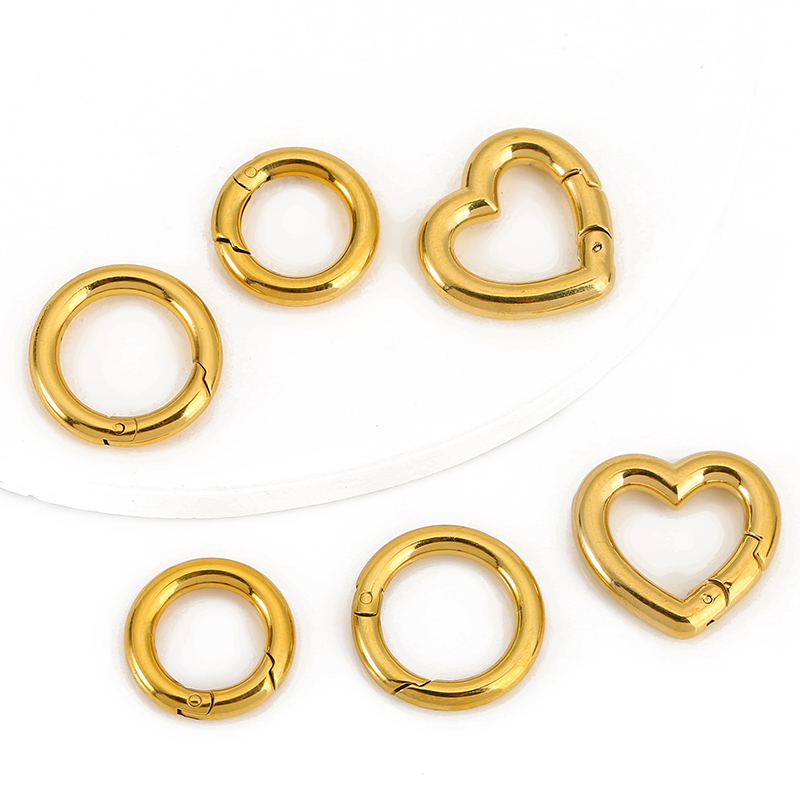 2 Stück Edelstahl-Verschlüsse, – Jewelry Making Rings Bewertung und Preis