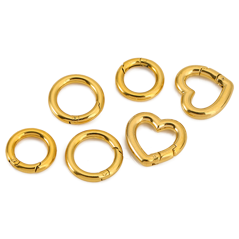 2 Stück Edelstahl-Verschlüsse, – Jewelry Making Rings Bewertung und Preis