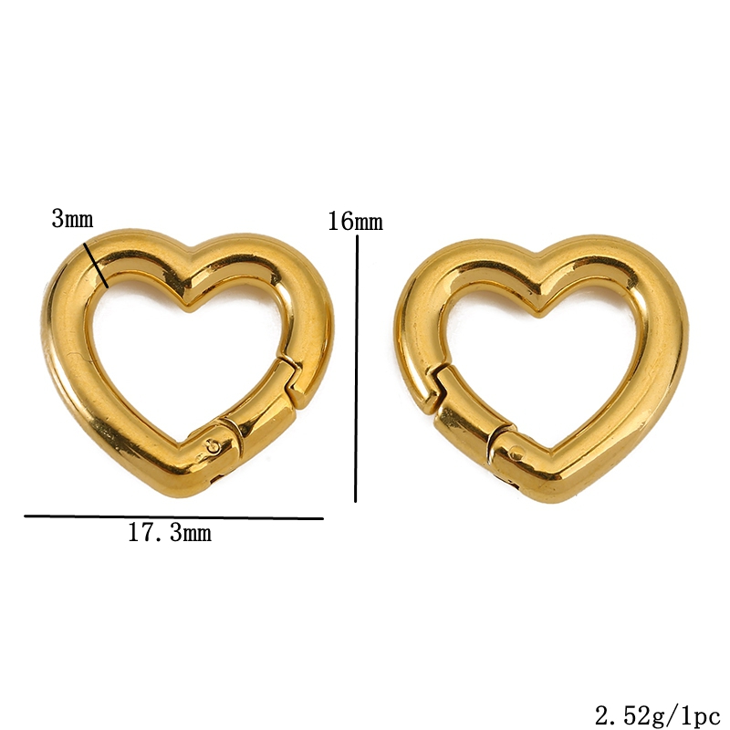2 Stück Edelstahl-Verschlüsse, – Jewelry Making Rings Bewertung und Preis