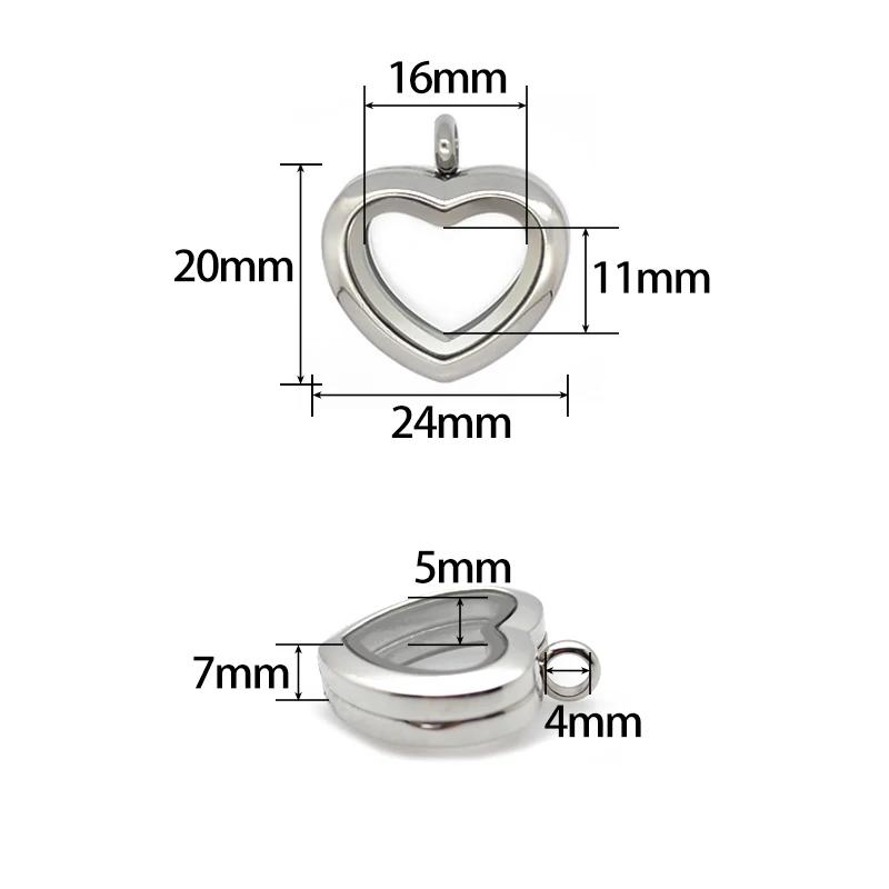 24mm 30mm Herz-Medaillon-Anhän – Jewelry Making For Birthday Party Bewertung und Preis