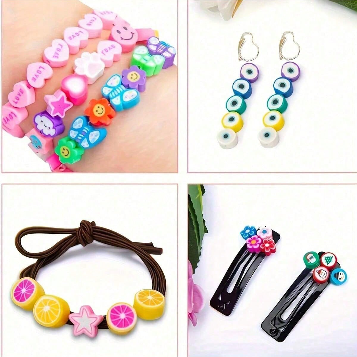 1450/1200/250 Stück Polymer Cl – Jewelry Making For Birthday Party Bewertung und Preis