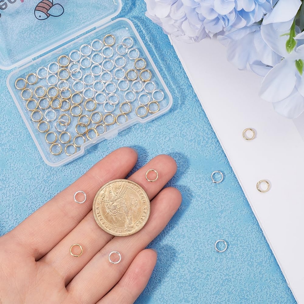 1 Box 80 Stück geteilter Biege – Jewelry Making Jump Rings Bewertung und Preis