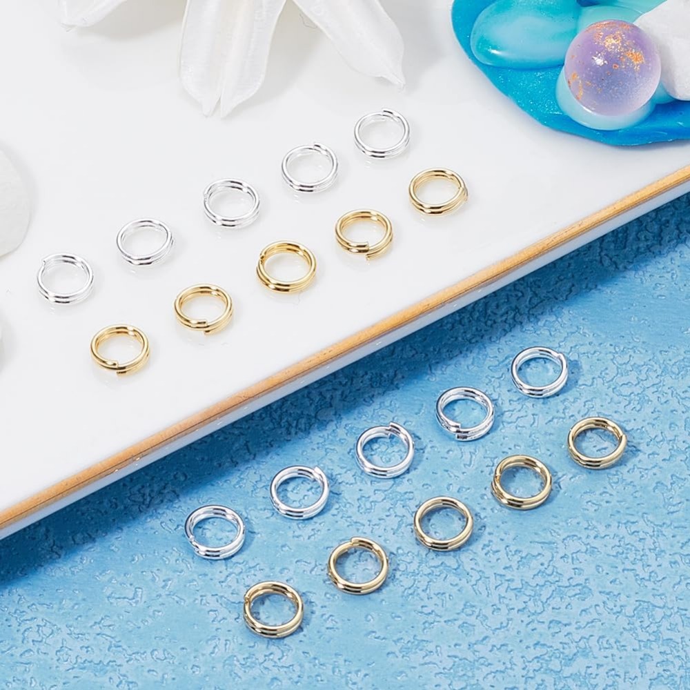 1 Box 80 Stück geteilter Biege – Jewelry Making Jump Rings Bewertung und Preis