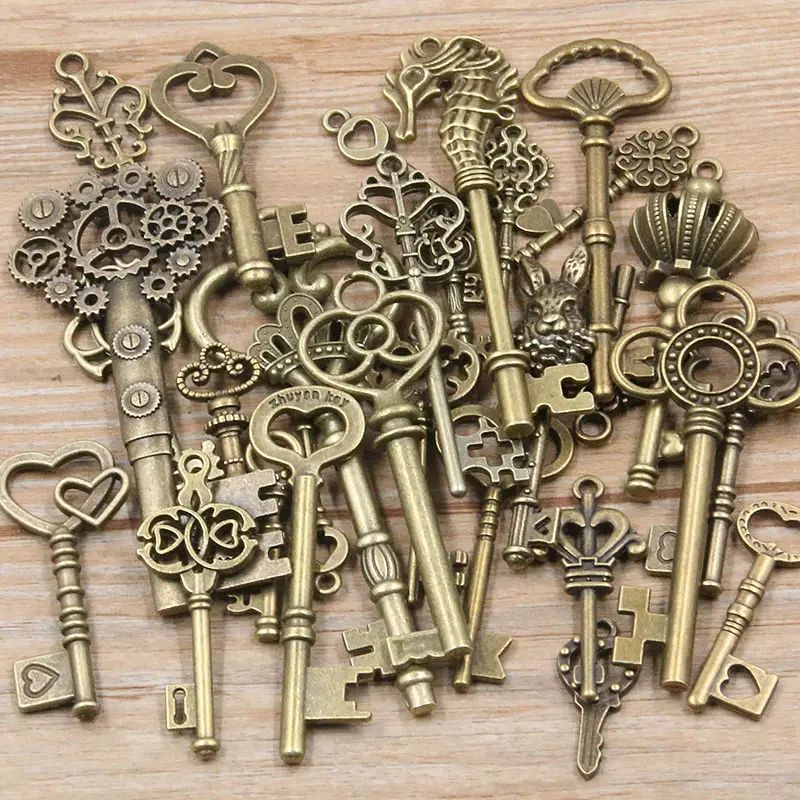 50 gr/paket Schlüssel Charms A – Jewelry Making Business Bewertung und Preis