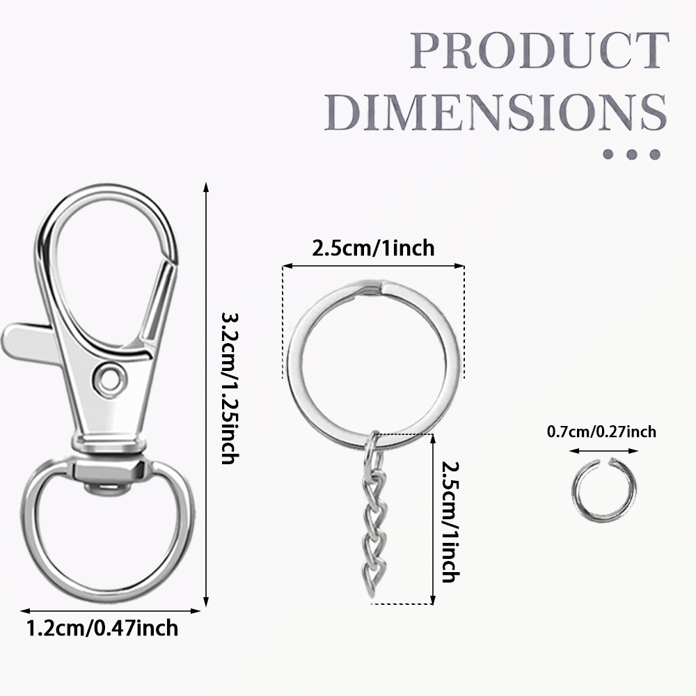 15/30 Set Drehbare Karabinerha – Jewelry Making Jump Rings Bewertung und Preis