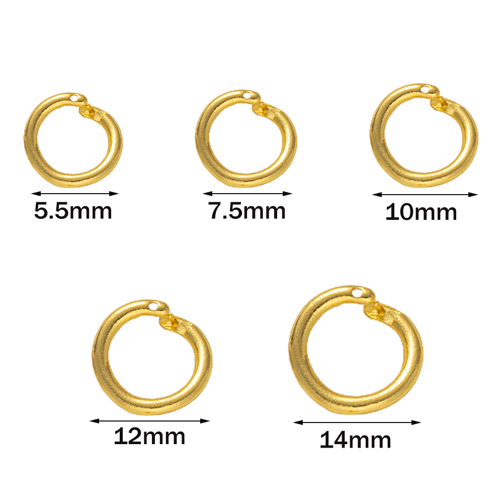 10 Stück 18K vergoldete Messin – Jewelry Making Jump Rings Bewertung und Preis