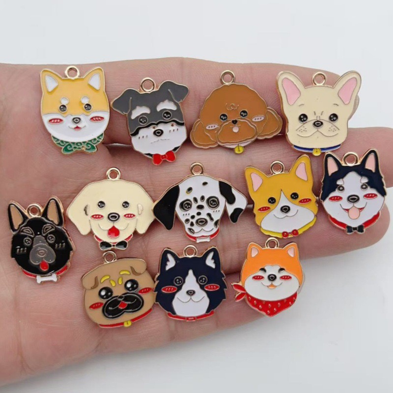 12 Stück Cartoon-Haustier-Anhä – Jewelry Making For Birthday Party Bewertung und Preis