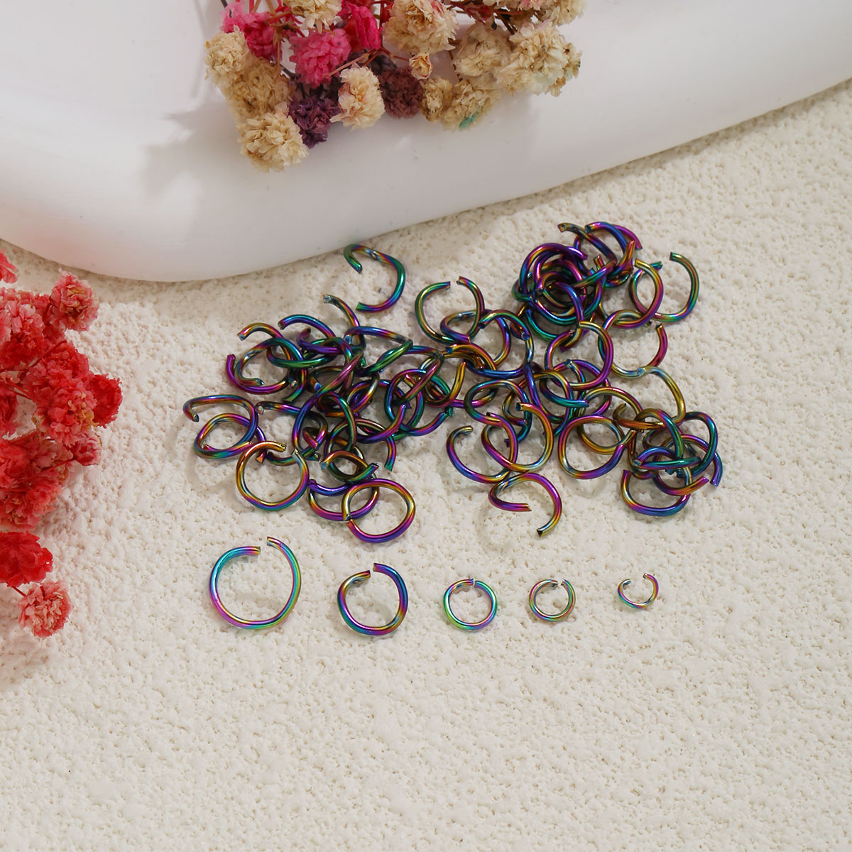 100 Stück Edelstahl-Sprengring – Jewelry Making Jump Rings Bewertung und Preis