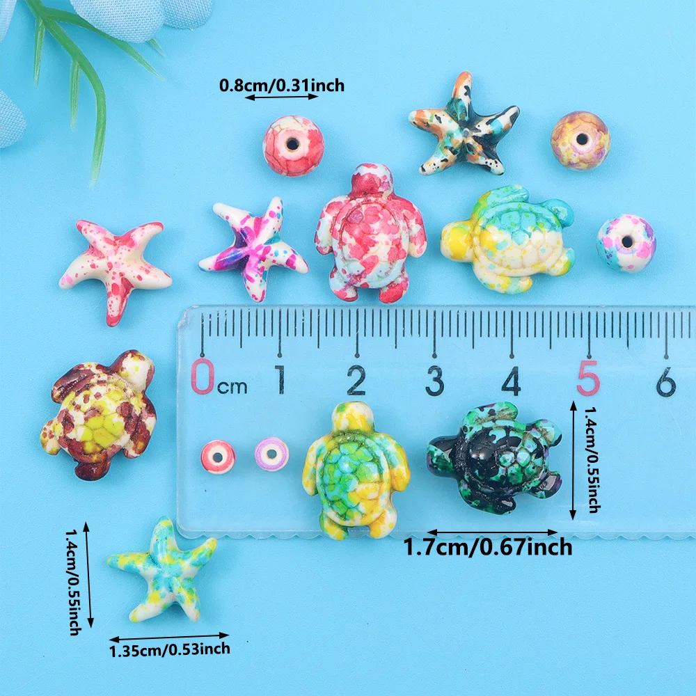 6/46/558 Stück mehrfarbiges Pe – Jewelry Making For Birthday Party Bewertung und Preis