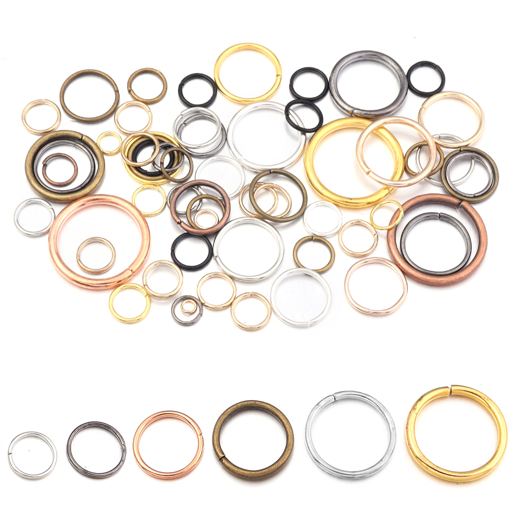 50-200 Stück/Lot 3-20mm Einzel – Jewelry Making Jump Rings Bewertung und Preis
