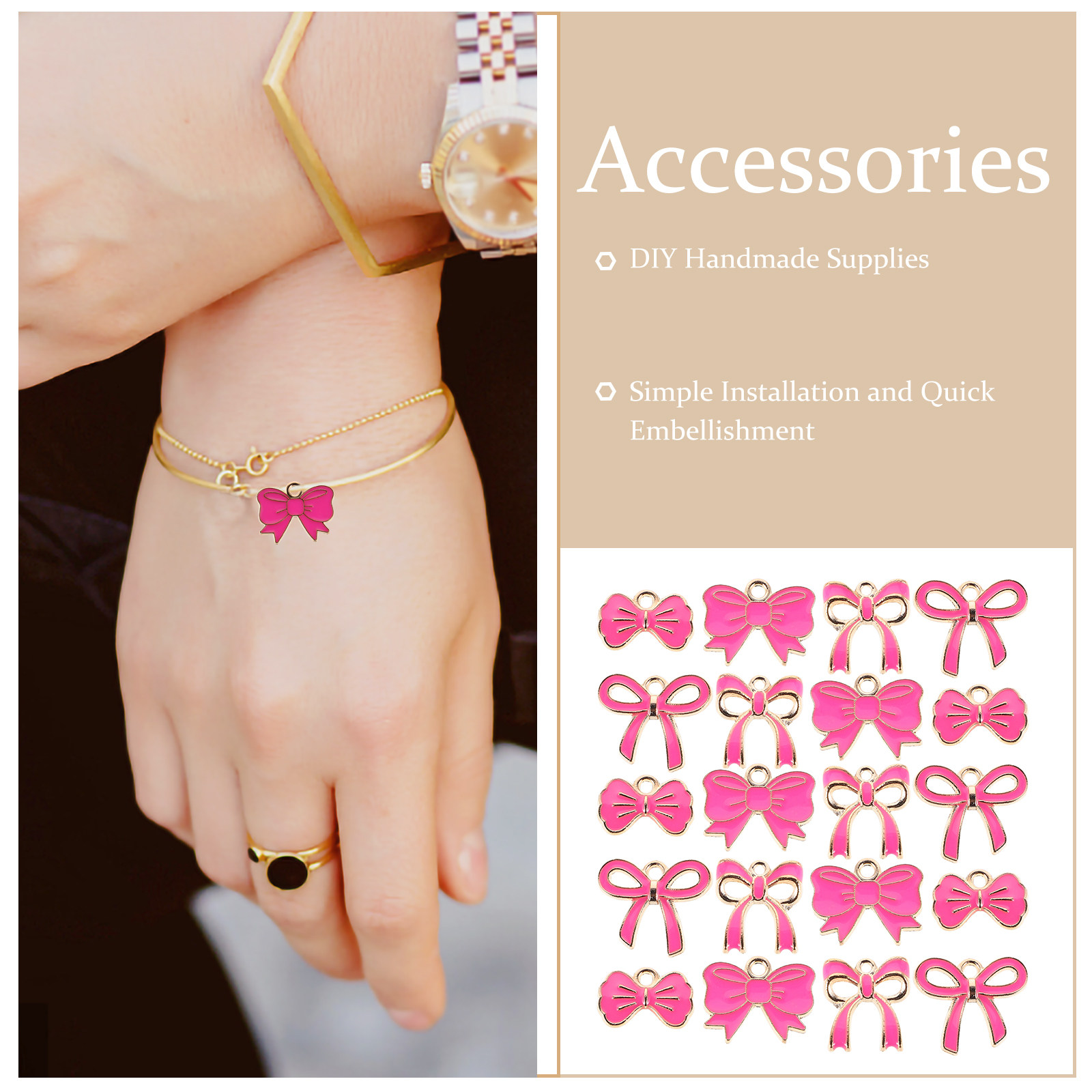 40 Stück Schleifen-Anhänger au – Jewelry Making For Teens Bewertung und Preis